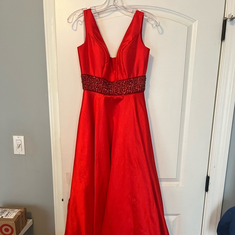 Red Prom Dress - Picture 2 of 3